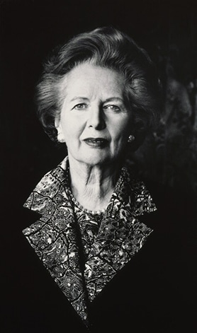 margret thatcher by helmut newton