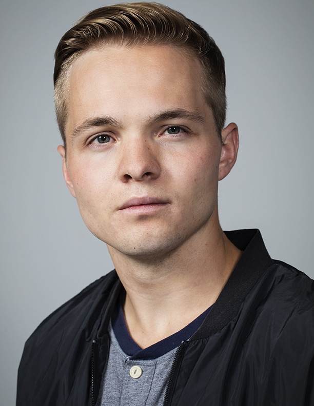 Calgary Headshots of actor Austin Gudjonson